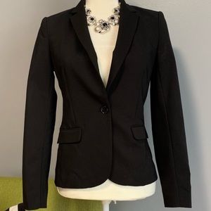 H&M Classic Black Tailor Fitted Blazer